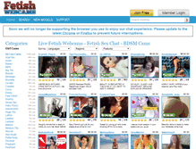 Tablet Screenshot of fetishwebcams.com